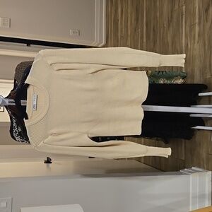 ZARA sweater with puffy sleeves.